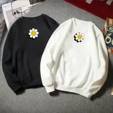 Moletom blusa blusa de frio Feminino Gola Careca Moletom Feminino Fofo
