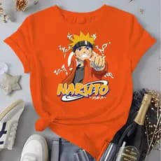 Camisa Camiseta Silver Store Anime Naruto Feminina