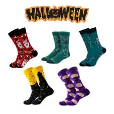 Meia Divertida Estampada HALLOWEEN Quente feminina/masculina unissex 37-44 Presente