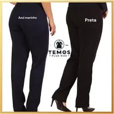 Calça Feminina Social Preta Elastano Direto Da Fábrica