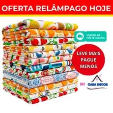 Pano de Copa Atoalhado Felpudo Grosso  Algodão Kit 10 Peças