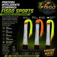 12 Ponteira Inteligente Econômica Para Vara Telescópica Pesca Tilápia - Super Promoção!