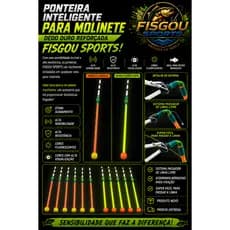 12 Ponteiras Inteligente Dedo Duro Fluorescente Pesca Tilápia