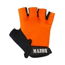Luva de Ciclismo Feminina para Bike pro biker Meio dedo Laranja