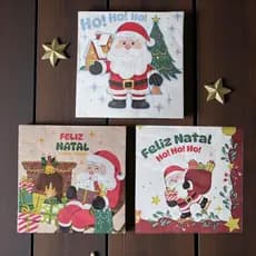 Guardanapo Natalino Papel 31x31cm Papai Noel Estampas
