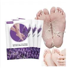 Kit 3 a 6 Pares Máscara de Pé Meias Esfoliantes Remover Pele Ressecada Pés
