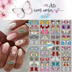480 Adesivos para Unhas Películas 3d