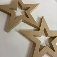 Estrela Mdf Cru 20cm 15mm de espessura