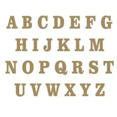 10 Letras Mdf Cru 10 Cm Altura Promoção