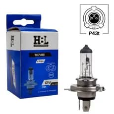 Lâmpada Farol H4 12v 60/55w Universal HBL P43t