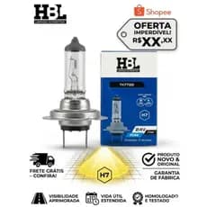 Lâmpada H7 24v HBL Halógena Original Para Caminhão Ônibus 70w TK7722
