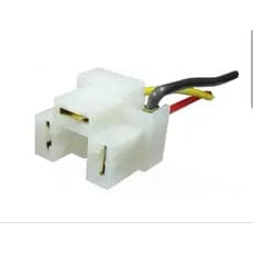 Chicote Soquete lampada H4 Universal 3 Vias Fio 1,5  ( Rainha das Sete 7090a)