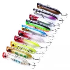 isca artificial Popper 8cm superfície 11.5g