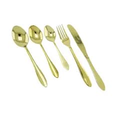 Jogo Talheres 24 Peças Faqueiro Inox Premium Luxo Com Maleta