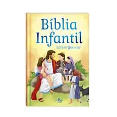 Biblia Infantil Letras Grandes Ilustrada Historias Biblicas Valores Cristaos Montessori - Todolivro