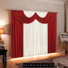 Cortina Paris de Sala e Quarto 2,00x1,70 Malha Gel