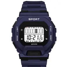 Relógio Masculino Novo Estilo  LED Eletrônico Ar Livre Esportes Pequeno Quadrado 655
