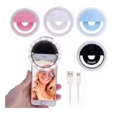 Luz Selfie Ring Light Clipe Anel Led Flash Celular Universal