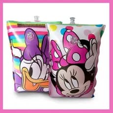 Boia De Braço Inflável Infantil Criança Bebê Minnie Disney Piscina praia verão férias
