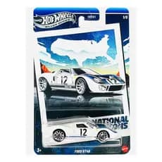 Miniatura Ford Gt40 National Icons Vintage 2025 - Mattel Jby87 Lacrada