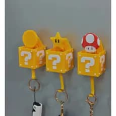 🔑 Porta-Chaves Super Mario - Impressão 3D