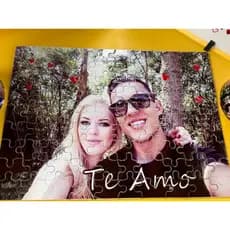 Quebra-cabeça Retangular Dia dos Namorados, Noivos, Casados