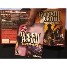 Encarte + Manual Do Guitar Hero 3 Legends Of Rock Ps3 (SEM O JOGO)
