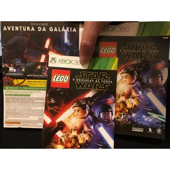 Encarte + Manual Do jogo Lego Star Wars o despertar da força Xbox 360 (SEM O JOGO)