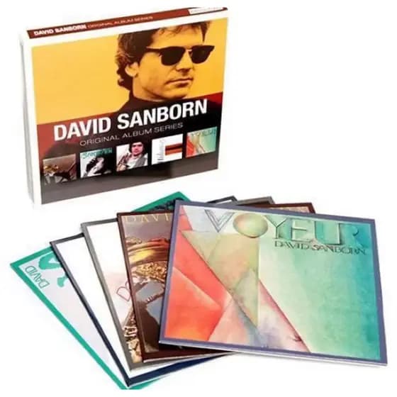 BOX CDS DAVID SANBORN - ORIGINAL ALBUM SERIES 5 CDS (LACRADO)