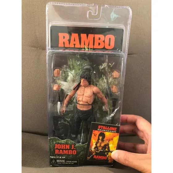 Figura De Ação Neca Rambo - Coleção Rambo