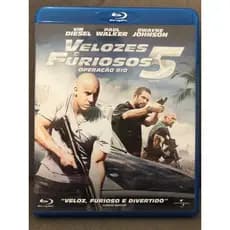 BLU-RAY VELOZES E FURIOSOS 5 OPERAÇÃO RIO (USADO)