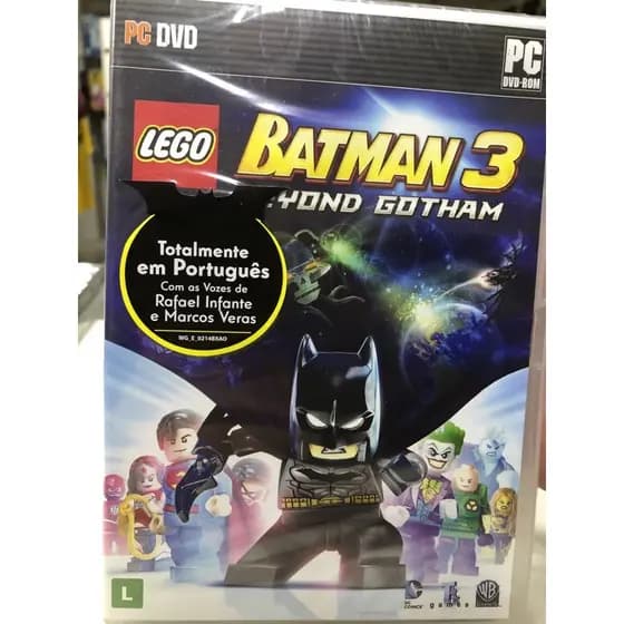 Lego Batman 3 Beyond Gotham Pc Mídia Física Português Lacrado