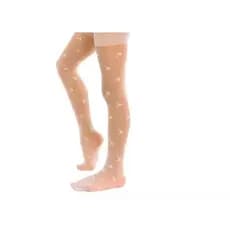 Meia Calça Transparente infantil  Ultra-Finas com Desenhos Estrela/Usinho