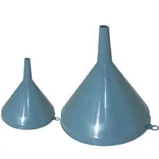 Kit 2 Funil Plástico Para Uso Doméstico P,G  14 e 20 Cm Varias cores
