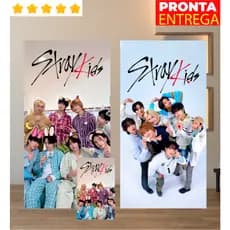 Toalha de Banho e Rosto/Mão Lavabo Kpop Stray Kids STAY Praia Piscina Felpa Estampada
