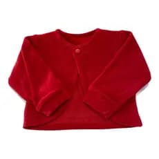 Bolero Bebê Menina de Plush Vermelho Mundo Nina Kids