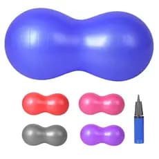 Bola Pilates Feijão 90x40 cm Resistente C/ Bomba Pilate