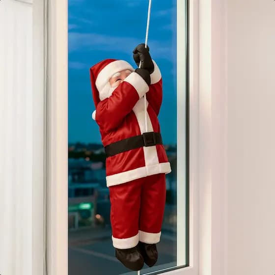 Papai Noel Pequeno 40cm Enfeite Natalino Pendurar Decoração