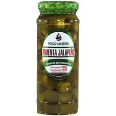 Pimenta Jalapeno Verde Fatias Conserva 350g - Fogo Mineiro
