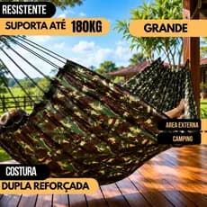 Rede De Descanso Dormir Selva Camuflada Militar Camping