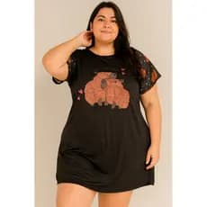 Camisola Deluxe Tamanho Grande Plus size Malha fria
