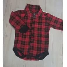 Camisa Xadrez Bebê Body Menino Festa Junina Camisa Flanela