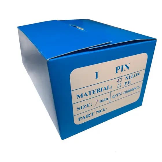 Fine Pin 7mm Caixa Com 10.000 Pinos Nylon P/ Lavanderia