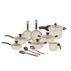 Jogo de Panelas 11 peças com Panela de Pressão 4.5L