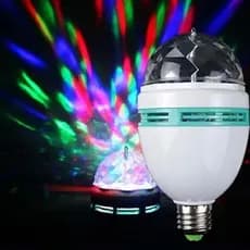 Lâmpada Led Giratória 01 Unidade Festa Néon Balada Lâmpada Luz Led