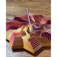 Brinquedo Sensorial Fidget Estrela 3D - Alívio do Estresse e Design Geométrico Colorido