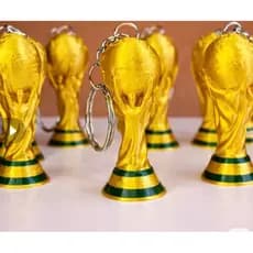 Kit Chaveiros Troféu Copa do Mundo  2026 Troféu  Lembrancinha Para Festa Revenda World Cup
