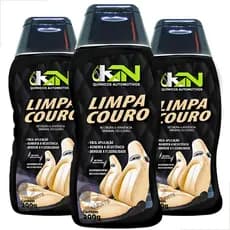 Limpa Couro para Bancos Cadeiras Gamer Bolsas Sapatos Sofás KN Automotivos 200g