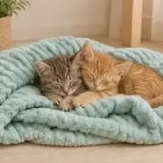 Manta  Cobertor  canelado Quentinho para Cães e Gatos