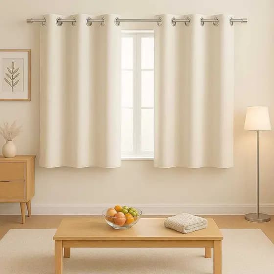 Cortina Blackout em Tecido Grosso Corta Luz Blecaute Para Sala Quarto Cozinha e Decoraçoes